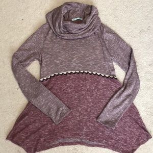 Cowl neck tunic